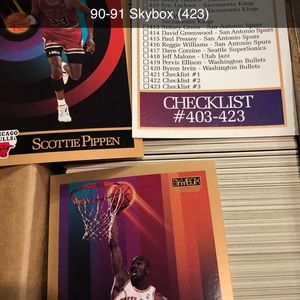 1990-91 Skybox Basketball Set (423)